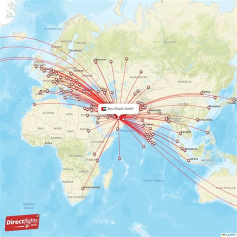 Flights from Australia to Abu Dhabi (AUH) .